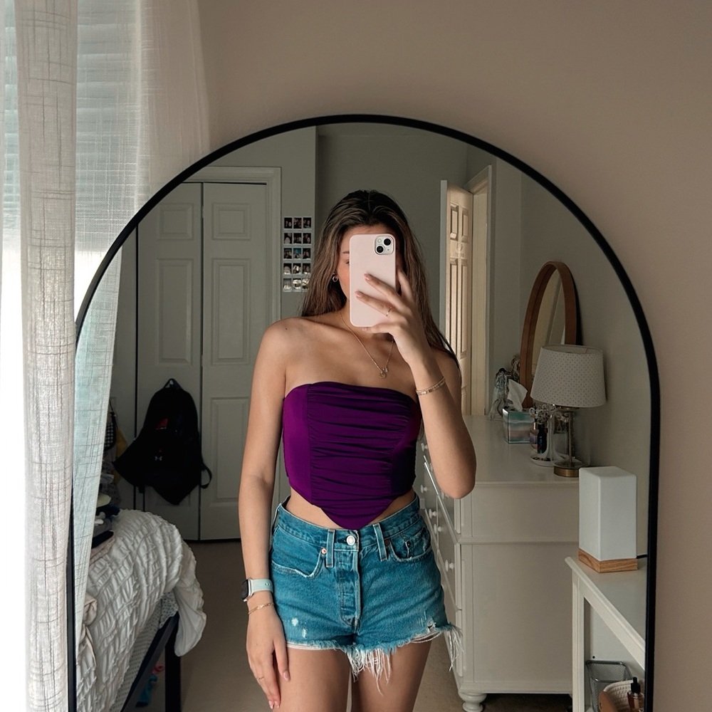 Forever 21 Purple Corset Cami
